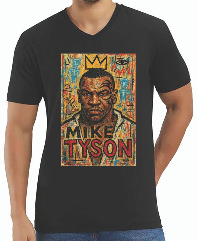 Mike Tyson V Neck T-Shirt