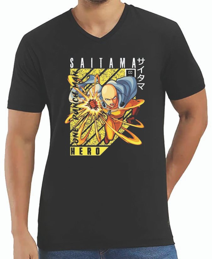 One Punch Man V Neck T-Shirt