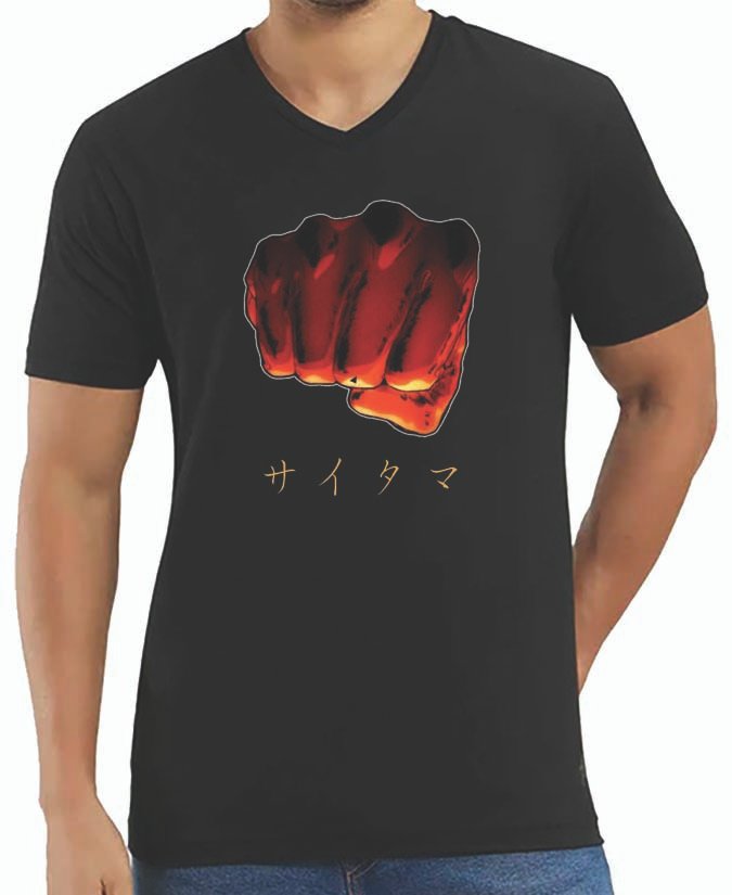 One Punch Man V Neck T-Shirt